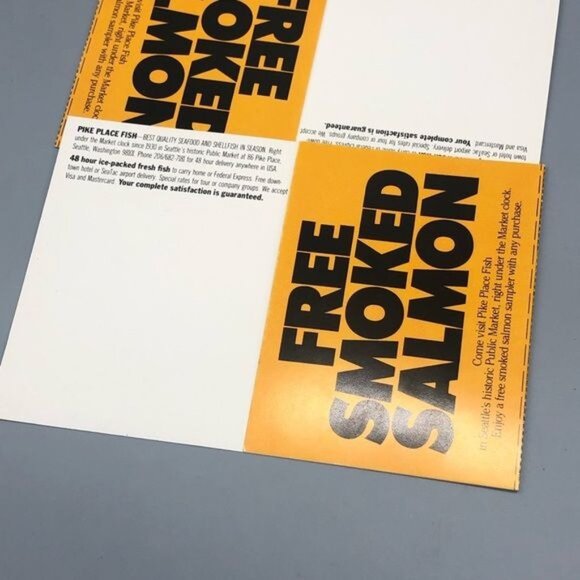 vintage set of 5 post cards San Fransico bridge pike place fish farmers READ - Picture 5 of 10